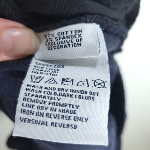 Tommy Hilfiger Stretch Velvet Denim Mini Skirt - Picture 9 of 11